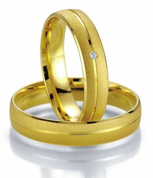 Trauringe Breuning Smartline Collection 7009/7010 in 585 Gold 14 kt