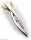 Anhänger mit Brillant 0,03ct echt Gold 585 matt. rhod. Diamant Gelbgold