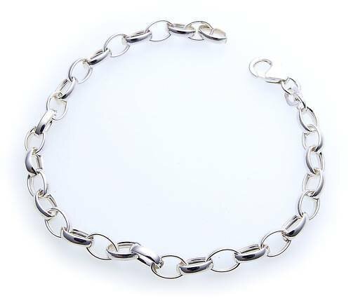 Armband Ankerkette echt Silber 925 für Charms Sterlingsilber BI4182