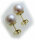 Damen Ohrringe echt Süßwasserzuchtperlen 10 mm Gold 585 Perlen Gelbgold 14 karat