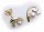 Damen Ohrringe Stecker echt Gold 585 Perlen 5 mm Zirkonia Gelbgold Ohrstecker