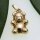 Neu Kinder Anhänger Teddy Bär plastisch Hochglanz 585 Gold Gelbgold 14 karat Neu