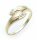 Damen Ring echt Gold 333 mit Zirkonia Ring Gelbgold Qualität