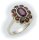 Damen Ring m. Granat in Gold 333 Granatring Gelbgold Qualität 8317/3GR