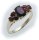 Damen Ring m. Granat in Gold 585 Gelbgold Granatring alle Weiten 8280/5GR