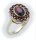 Damen Ring m. Granat in Gold 585 Gelbgold Granatring alle Weiten 8905/5GR