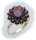 Damen Ring m. Granat in Gold 585 Gelbgold Granatring alle Weiten 8918/5GR