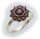 Damen Ring m. Granat in Gold 585 Gelbgold Granatring alle Weiten 8921/5GR