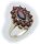Damen Ring m. Granat in Gold 585 Gelbgold Granatring alle Weiten 8998/5GR