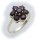 Damen Ring m. Granat in Silber 925 Granatring Sterlingsilber Qualität 8996/8GR