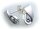 exkl. Ohrringe Stecker echt Silber 925 mit Zirkonia Sterling Ohrstecker
