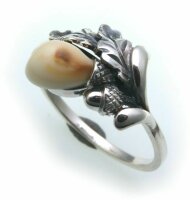 Grandel Ring echt Silber 925 Jagdschmuck Grandelschmuck...