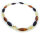 Halskette Bernstein aus der Ostsee Collier Oliven flach Sterlingsilber