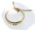 Kinder Set Taufring mit Kette Zirkonia echt Gold 333 Gelbgold Taufe Qualität
