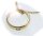 Kinder Set Taufring mit Kette Zirkonia echt Gold 333 Gelbgold Taufe Qualität