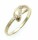Schlangenring echt Gold 333 mit Zirkonia Ring Schlange Gelbgold Unisex 8kt