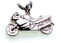 Anhänger Motorrad detailgetreu Silber 925 massiv...