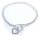 Anhänger Collier Herz Zirkonia echt Silber 925 mit Kette Sterlingsilber