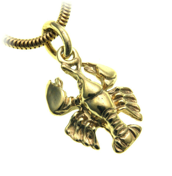 Anhänger Sternzeichen Krebs Sterling Silber 925 massiv Tierkreiszeichen Horoskop