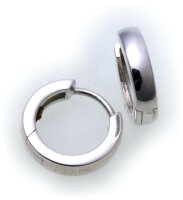 Ohrringe Klapp Creolen Silber 925 Durchmesser 12 mm...