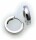 Ohrringe Klapp Creolen Silber 925 Durchmesser 12 mm Sterlingsilber Unisex