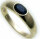 Bestpreis Damen Ring echt Gold 585 Safir 14kt Gelbgold Saphir made in Germany