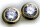 Ohrringe Stecker echt Gold 585 Zirkonia Ohrstecker Gelbgold Damen Qualität 10 mm