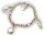 Bettelarmband Anker Delfin Seepferd in Gold 333 Charm Gelbgold Unisex