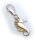 Charm Seepferdchen echt Silber 925 teilverg. Bettelarmband Charms Sterlingsilber