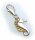 Charm Seepferdchen echt Silber 925 teilverg. Bettelarmband Charms Sterlingsilber