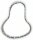 Collier echt Gold 585 Bicolor teilmattiert 14kt Damen Gelbgold