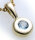 Damen Anhänger Topas echt Gold 333 Damen 8kt  Gelbgold Blautopas Qualität