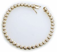 Damen Armband Brillant 1,60 ct w si echt Gold 585...