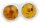 Damen Ohrringe Ohrstecker echt Bernstein 12mm Halbkugel Gold 333 Gelbgold