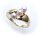 Damen Ring echt Gold 585 Perlen 5 mm Glanz günstig Gelbgold Zuchtperle