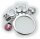 Damen Ring mit Charms echt Silber 925 Marienkäfer Sterlingsilber Würfel Neu