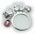 Damen Ring mit Charms echt Silber 925 Marienkäfer Sterlingsilber Würfel Neu