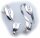 exkl. Anhänger echt Silber 925 mit Zirkonia teilmatt Qualität Sterlingsilber Neu