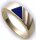 Herren Ring echt Gold 333 echt Lapis alle Steine mögl. Gelbgold Qualität N8453