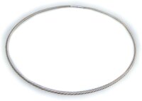 Kette Kordelkette echt Silber 925 2,0 mm 42 cm Collier...