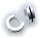 Ohrringe Klapp Creolen Unisex Silber 925 verziert Durchmesser 10 Sterlingsilber