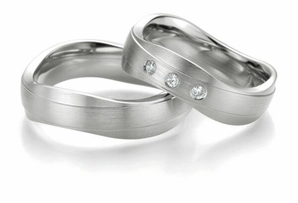 Trauringe Breuning Platin Design Collection 9064/9065 in Platin 950/-