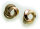 Sonderpreis Damen Ohrringe Clip Gold 585 Knoten Rot Gelb Gold mehrfarbig Ohrclip