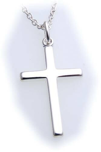 Anhänger Kreuz echt Silber 925 31 mm massiv Sterlingsilber Qualität Unisex