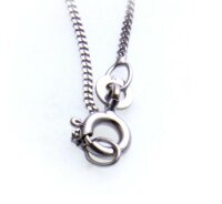 Anhänger Schutzengel echt silber 925 Sterlingsilber mit Kette Gott schütze dich