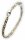Armband Dollarkette matt. in Gold 585 teilmatt 19cm 14kt Gelbgold Damen