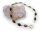 Armband m. Granat echt Silber 925 Armschmuck 19 cm Sterlingsilber 2932/8GR