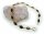 Armband m. Granat echt Silber 925 Armschmuck 19 cm Sterlingsilber 2932/8GR