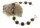 Armband m. Granat echt Silber 925/- Armschmuck 19 cm Sterlingsilber Damen