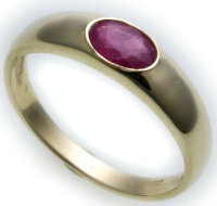 Bestpreis Damen Ring echt Gold 333 Rubin 8kt Gelbgold rot...